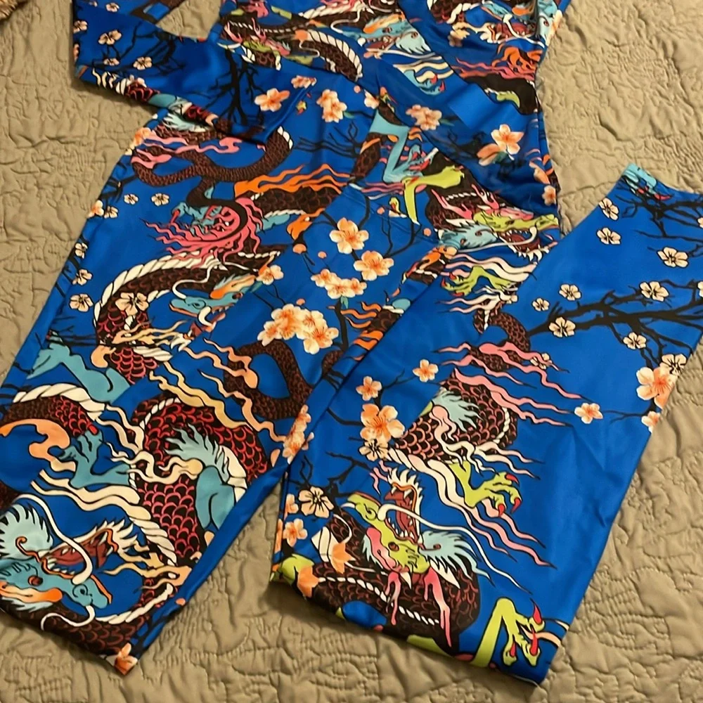 Blue Dragon Jumpsuit (one piece) - Picture 4 of 8